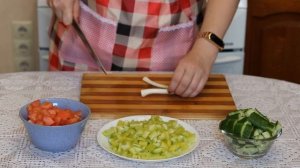 Турецкий салат с булгуром