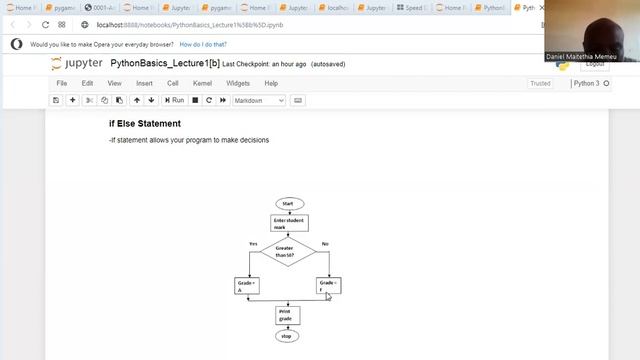 Python Programing Basics - Lecture 1