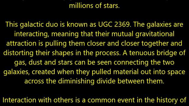 ESA / NASA - Hubble Telescope catches 2 galaxies at play смотреть онлайн