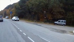 Крым, Дорогами Крыма: через Ангарский перевал осенью. Яркие краски гор