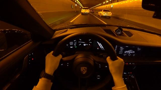 Porsche 992 911 carrera 4S POV Test Drive смотреть онлайн