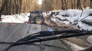 ТАНКОВАЯ дорога не проблема для УАЗ на БТРовских