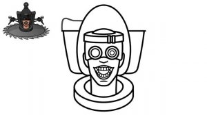 КАК НАРИСОВАТЬ СКИБИДИ ТУАЛЕТ С ПИЛОЙ