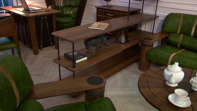 Необычные кабинеты с мебелью Pacific Green