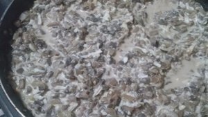 Крабовые палочки, фаршированные грибами