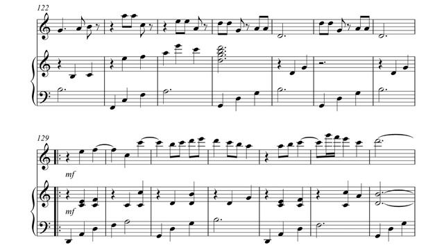 Herman Beeftink - Autumn SHEETMUSIC for flute and piano