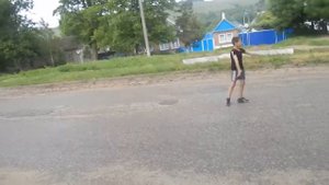 Приколы пацан обосал дорогу