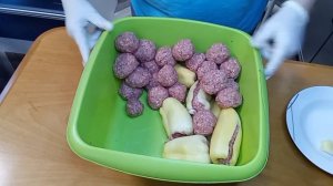 Фаршированный перец. Ёжики. Шарики