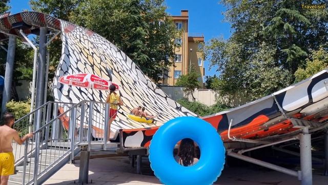 Istanbul Water Park | Walking Tour In Dolphin Aqua Park In Bahcesehir | 31 July 2022 | 4K UHD 60 FP смотреть онлайн