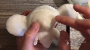 Чебурашка из ваты ёлочная игрушка, мастер-класс