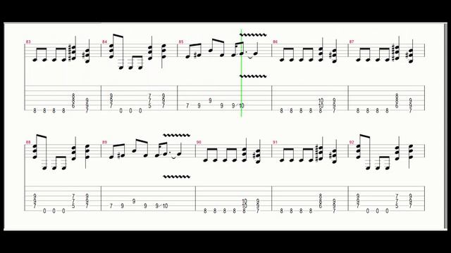 Metallica:   Master of Puppets  James Hetfield tablature and notation смотреть онлайн