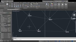 Построение рельефа Видео1 высота сечения