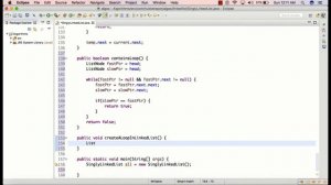 Detect a loop in a Singly Linked List in Java | Implementation