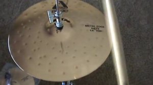 14" Paiste Alpha Metal Edge Hihats (brilliant)(FOR SALE)