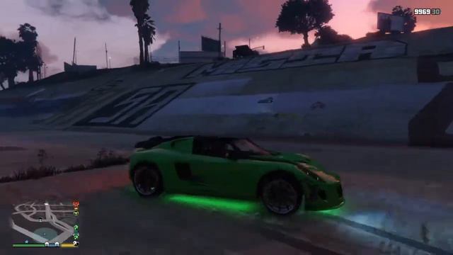 GTA 5 online. Coil Voltic Rocket pathetic stunt... смотреть онлайн