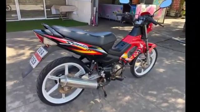 ขายมอเตอร์ไซค์มือสอง Honda sonic 125 ซีซีสภาพสวยพร้อมแม็กสตาร์ทติดง่ายเอกสารครบราคา 12,500 บาท