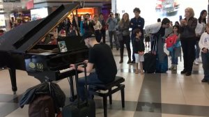 Rock and roll piano-Palermo airport