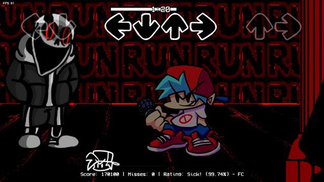 FNF VS VHS Sans (Undertale Creepypasta) смотреть онлайн