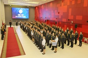 Руководство МВД и области наградило лучших участковых милиционеров Гомельщины