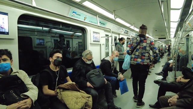Walking In Tehran Metro 2022 (4k Ultra HD) IRAN مترو تهران ایران