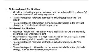 Protecting Virtual Machines Using Data Replication