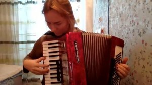 Вальс из кинофильма Мой ласковый и нежный зверь, на аккордеоне