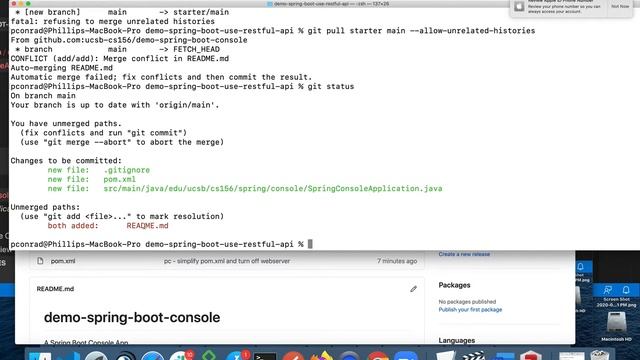 Simple Merge Conflict (README.md) смотреть онлайн