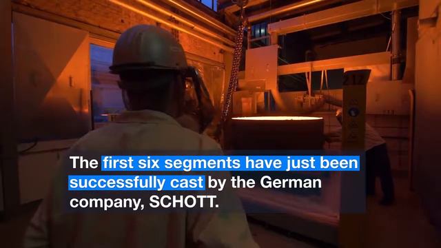 Light First ELT Main Mirror Segments Successfully Cast смотреть онлайн