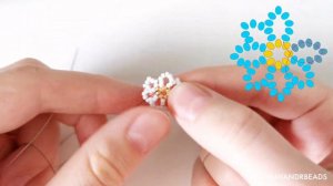 Beaded flower cuff DIY 🌼 видео-туториал цветочный кафф из бисера