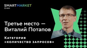 Виталий Потапов. Третье место в категории «Количество запросов»