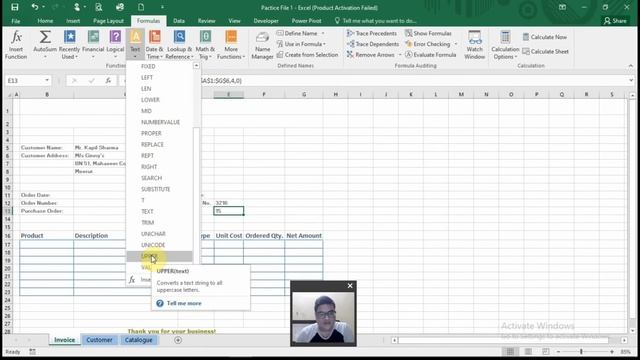 Excel 2016 : The TEXT Function