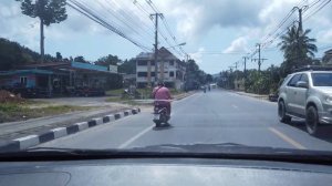 The road from bophut to samui birds zoo part 3 | Дорога с бопхут до птичьего зоопарка часть 3