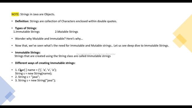 Strings in Java|Stack vs heap in java| Java Developer|String Class| Immutable Strings @Venkat Balag