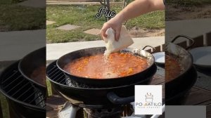 Паэлья с морепродуктами!!!  Дачный рецепт!!! #рецепт #паэлья