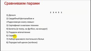 Метод парных сравнений - отличный помощник в любой ситуации выбора