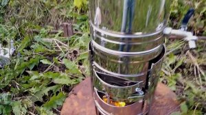 Складная БАННАЯ ПЕЧЬ «ЖИГА-2» | Камера Сгорания о Водяной Бак крупным планом | Мобильная баня МОБИБ