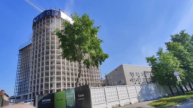 Москва.СВАО.Марьина Роща. Савёловский проезд. Небоскрёбы в Марьиной Роще. смотреть онлайн