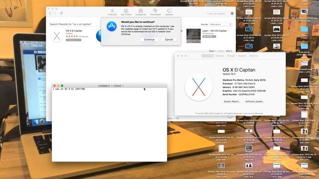UPDATE OS X MACBOOK TO EL CAPITAN смотреть онлайн