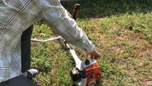 Stihl FS55 - нестабильная работа, не набирает обороты на холодную