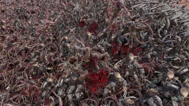 Epic Battle - 1,000,000 Aliens VS 10,000 Predators - UEBS2 [4k]