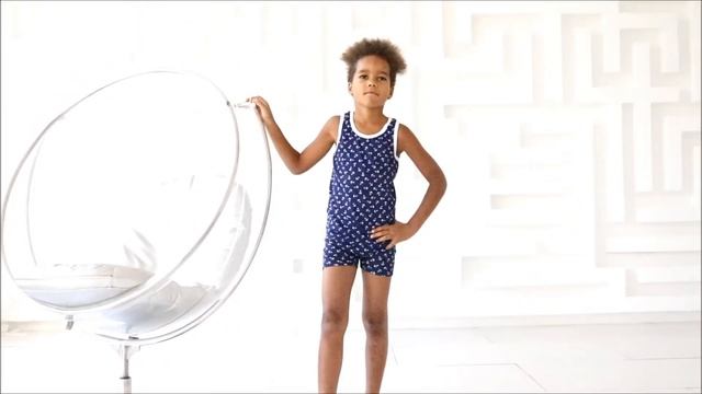 Майка и трусы боксеры для мальчика (18033/19133) / Нижнее белье с якорями для мальчика / КотМарКот смотреть онлайн