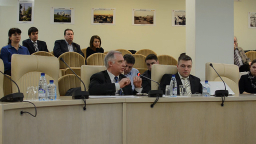 Борис Сладков выступает на презентации Комиссии по внешнеэкономическому сотрудничеству с Южной Корей