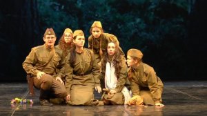 А зори здесь тихие. Театрализованная постановка по мотивам повести.