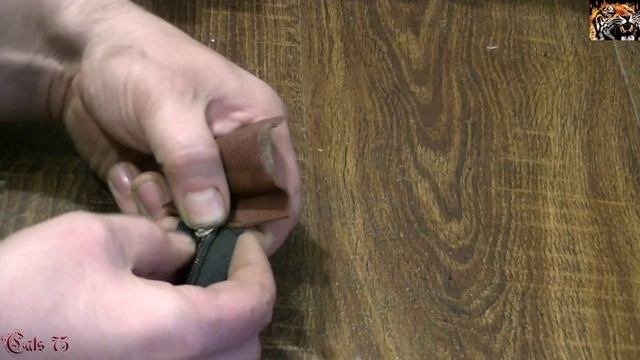Как замкнуть зубчики на  змейке . Ремонт обуви   Shoe Repair