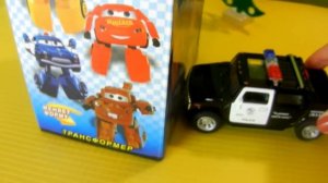 Полицейские машины. Тачки - трансформеры. Игрушечные машинки