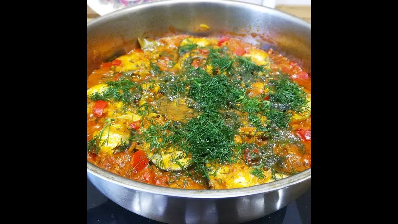 РЫБА с ОВОЩАМИ тушеная в соусе ОЧЕНЬ вкусная