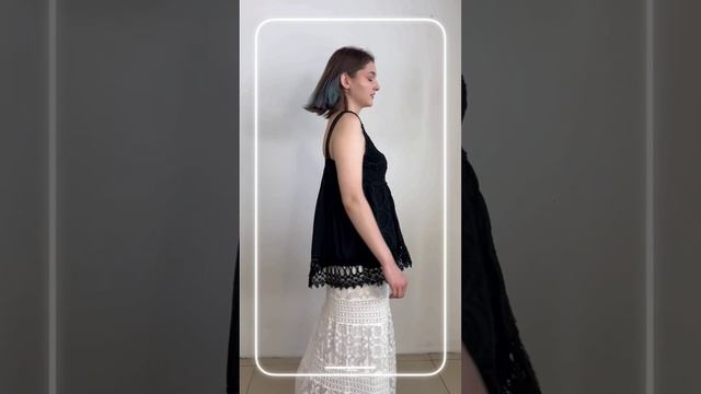 Красивая кружевная юбка