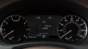 2023 INFINITI QX55 Vehicle Information Display