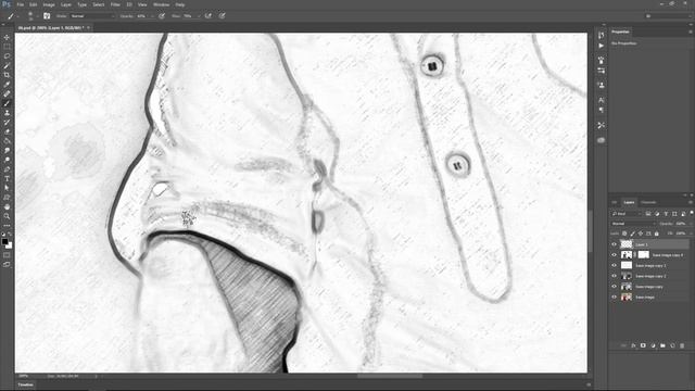 How To Create Pencil Drawing in Photoshop | Pencil Sketch Effect - It's Easy & Fun смотреть онлайн