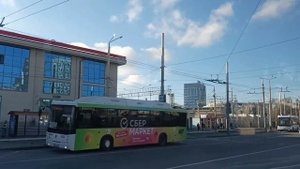 Ростов-на-Дону. Троллейбус №1 «Вокзал Сельмаш - Главный железнодорожный вокзал. УТТЗ-6241.10-02